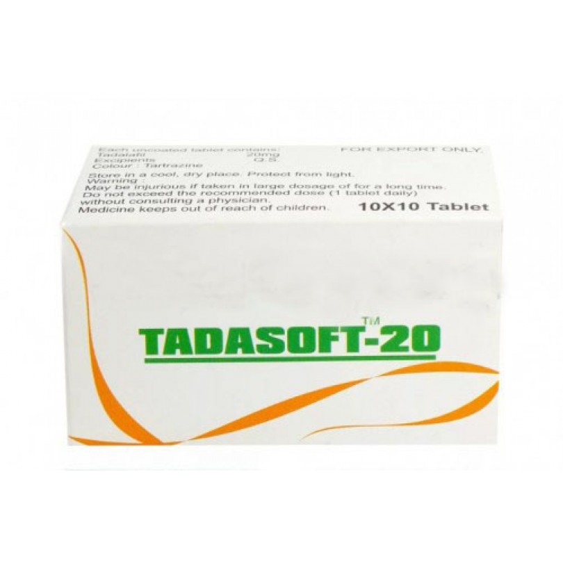 TadaSoft 20mg (ТадаСофт 20 мг.)